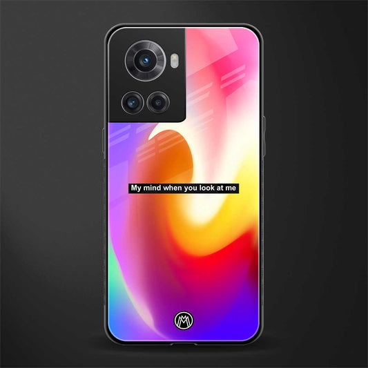 when you look at me back phone cover | glass case for oneplus 10r 5g