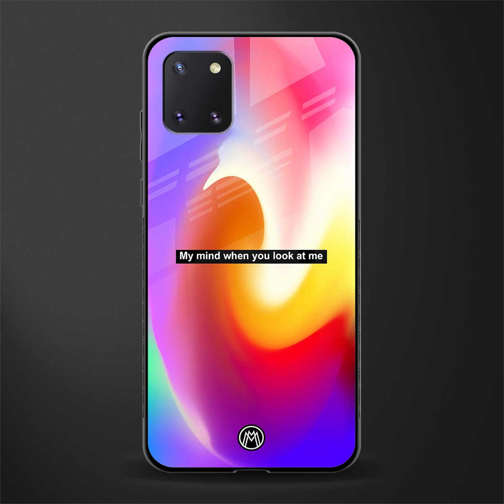 when you look at me glass case for samsung galaxy note 10 lite image