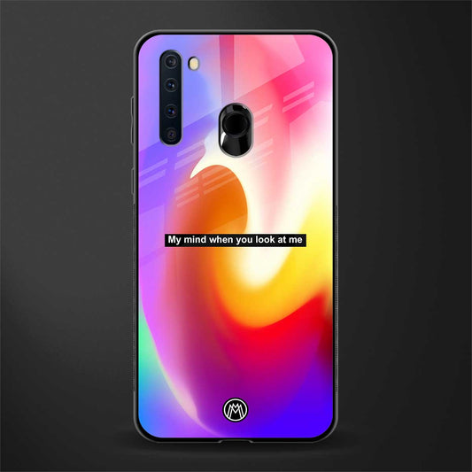 when you look at me glass case for samsung a21 image