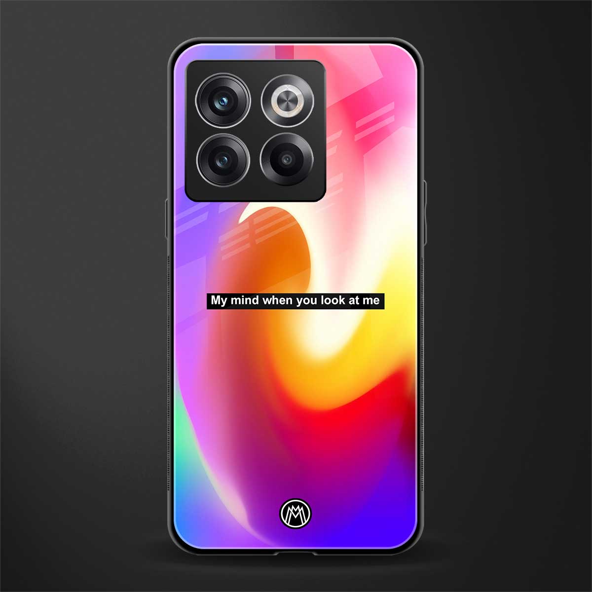 when you look at me back phone cover | glass case for oneplus 10t