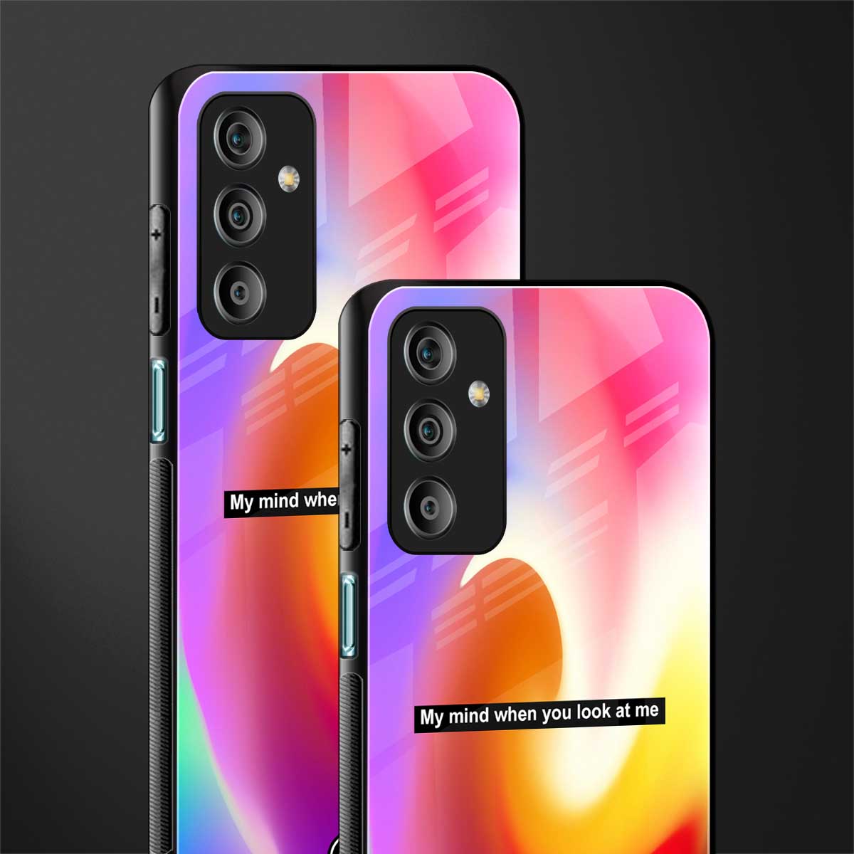 when you look at me back phone cover | glass case for samsung galaxy f23 5g