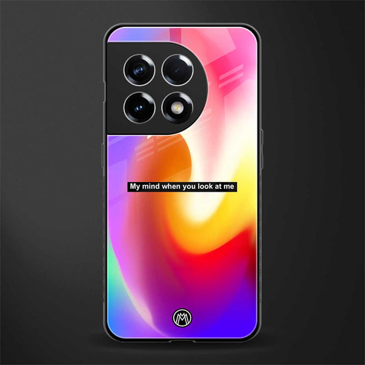 when you look at me back phone cover | glass case for oneplus 11r
