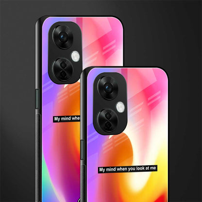 when you look at me back phone cover | glass case for oneplus nord ce 3 lite