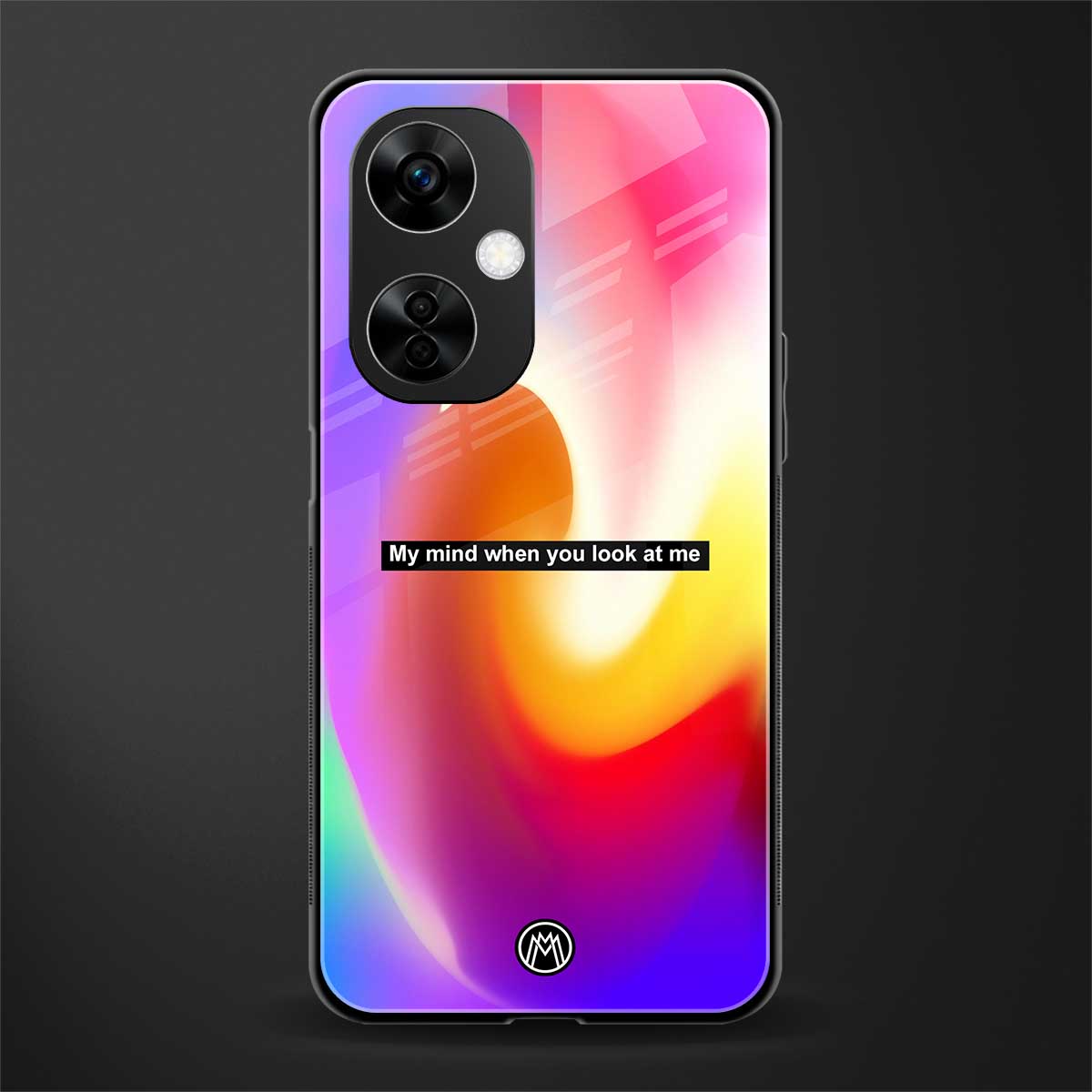when you look at me back phone cover | glass case for oneplus nord ce 3 lite