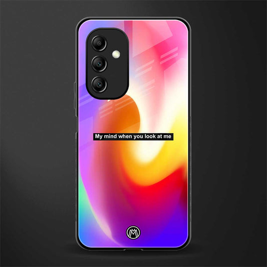 when you look at me back phone cover | glass case for samsung galaxy a14 5g