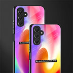 when you look at me back phone cover | glass case for samsun galaxy a24 4g
