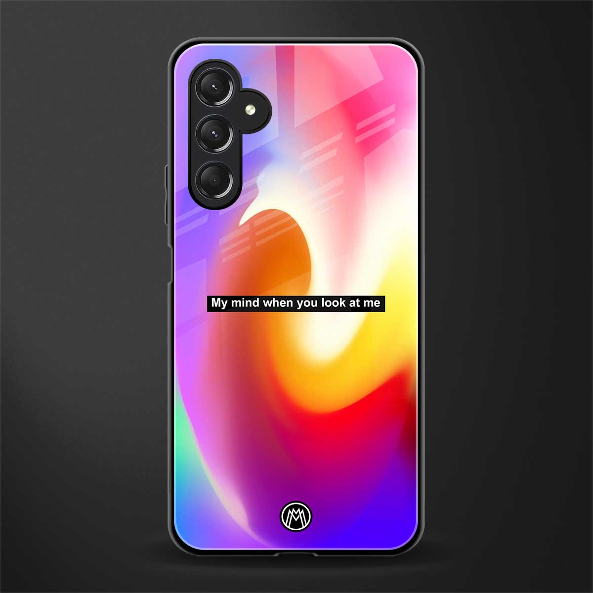 when you look at me back phone cover | glass case for samsun galaxy a24 4g