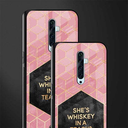 whiskey in a teacup glass case for oppo reno 2f image-2
