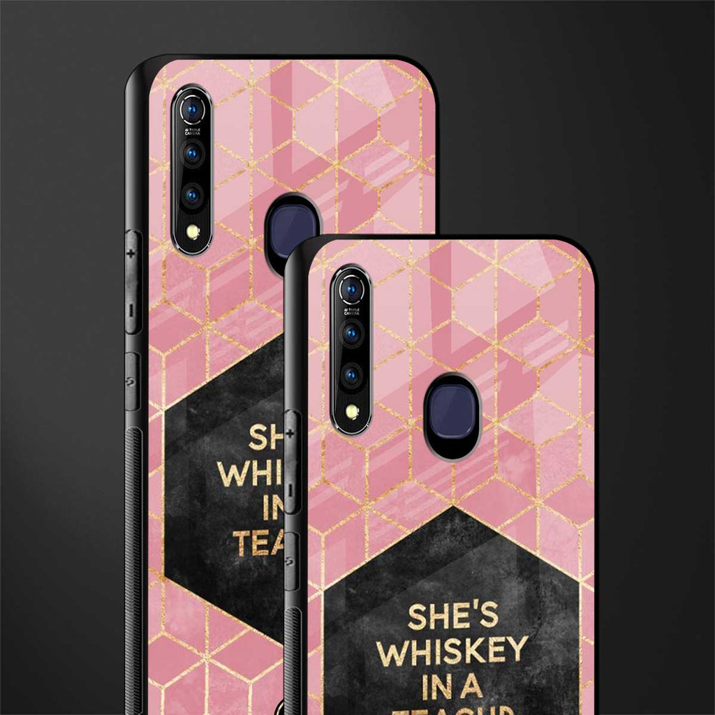 whiskey in a teacup glass case for vivo z1 pro image-2