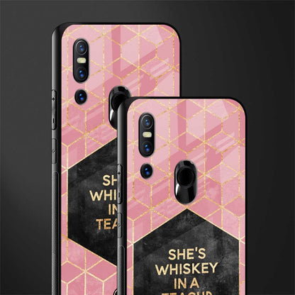 whiskey in a teacup glass case for vivo v15 image-2