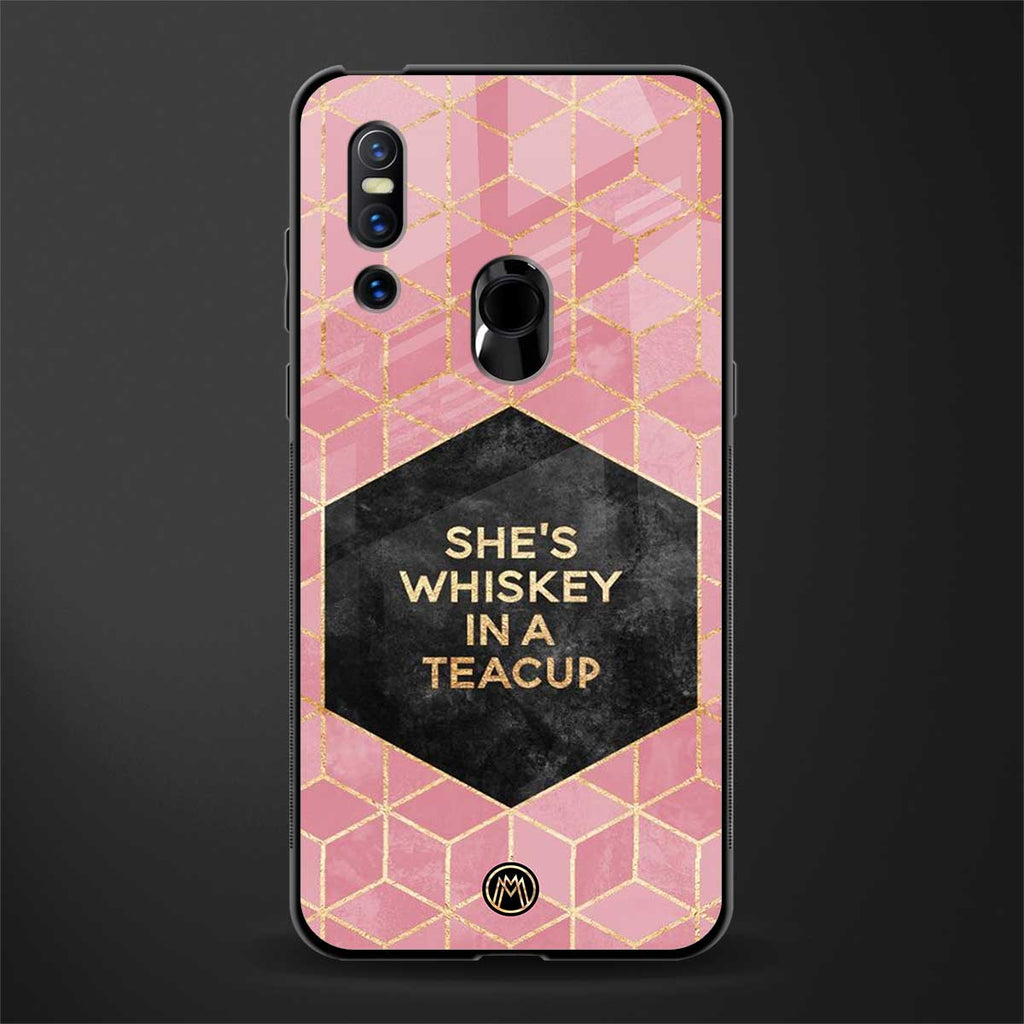 whiskey in a teacup glass case for vivo v15 image
