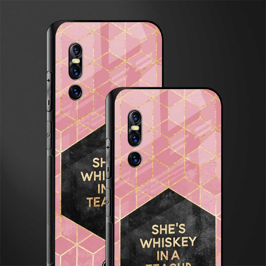 whiskey in a teacup glass case for vivo v15 pro image-2
