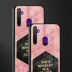 whiskey in a teacup glass case for realme narzo 10 image-2
