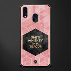 whiskey in a teacup glass case for samsung galaxy m10s image