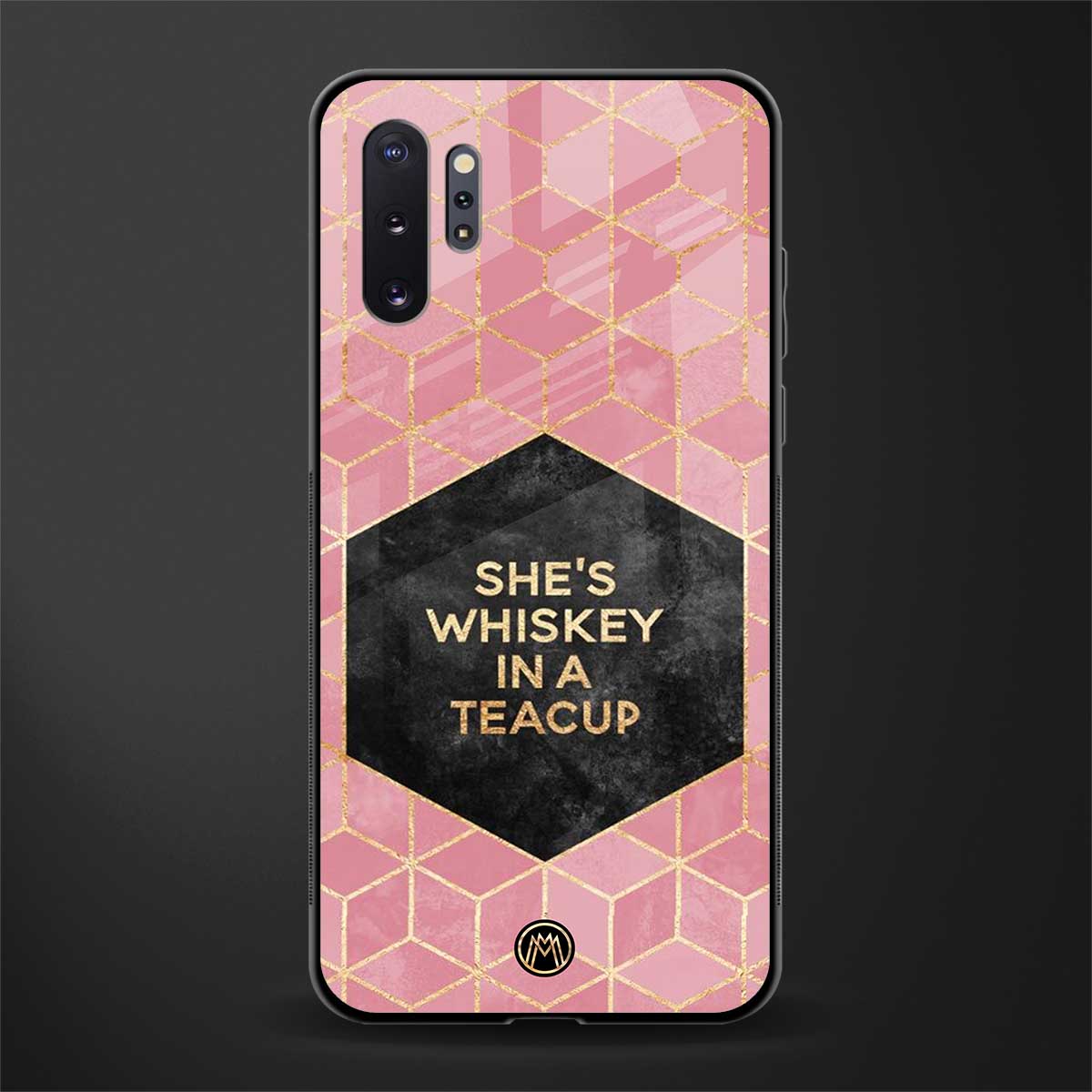 whiskey in a teacup glass case for samsung galaxy note 10 plus image