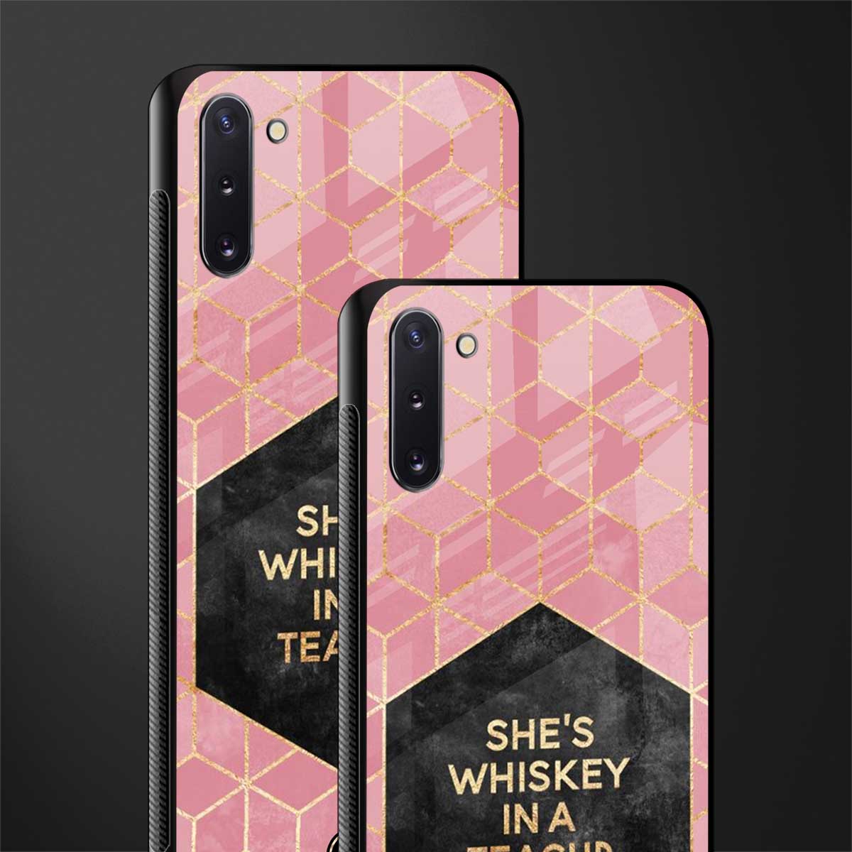 whiskey in a teacup glass case for samsung galaxy note 10 image-2