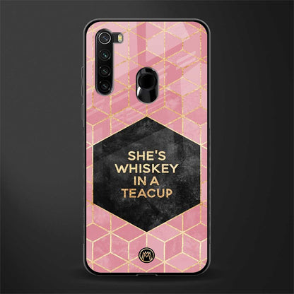 whiskey in a teacup glass case for redmi note 8 image