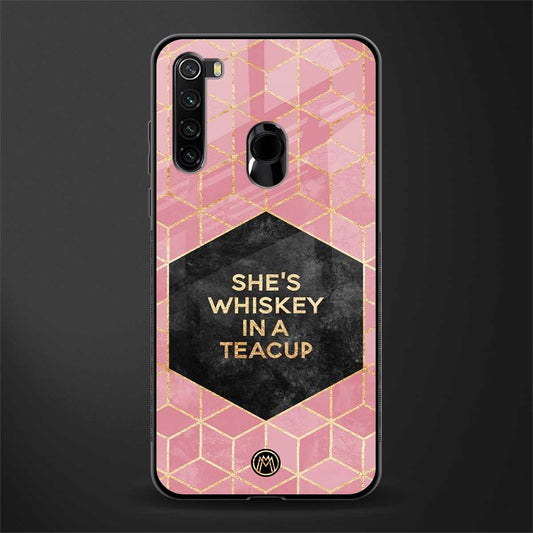 whiskey in a teacup glass case for redmi note 8 image