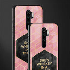whiskey in a teacup glass case for redmi note 8 pro image-2