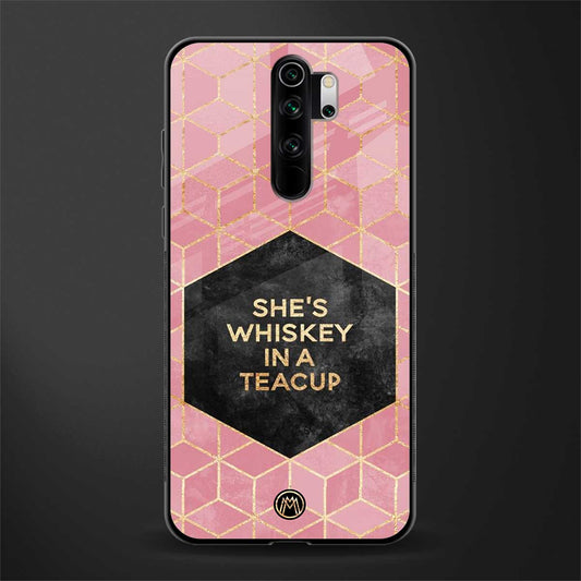 whiskey in a teacup glass case for redmi note 8 pro image