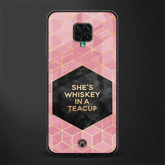 whiskey in a teacup glass case for redmi note 9 pro max image
