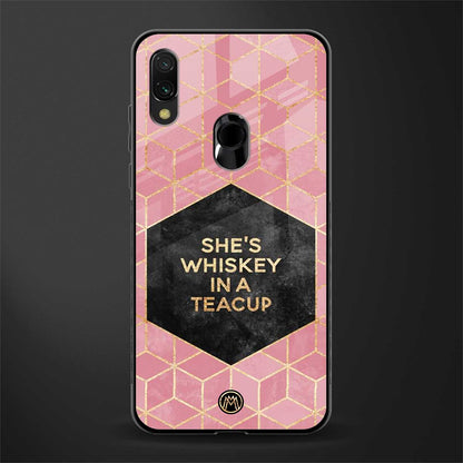 whiskey in a teacup glass case for redmi 7redmi y3 image
