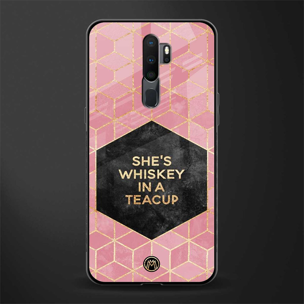 whiskey in a teacup glass case for oppo a5 2020 image