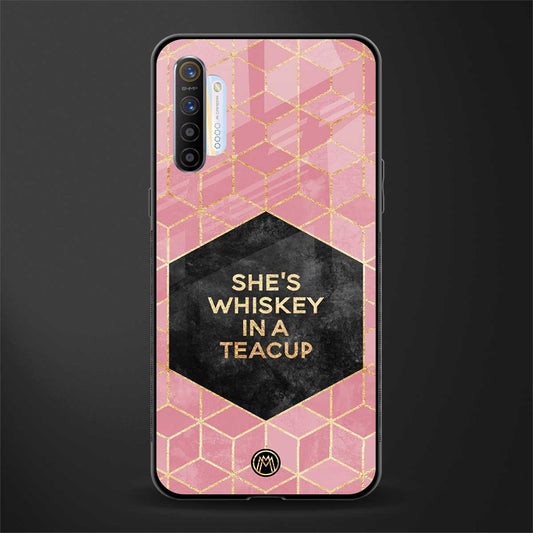 whiskey in a teacup glass case for realme x2 image