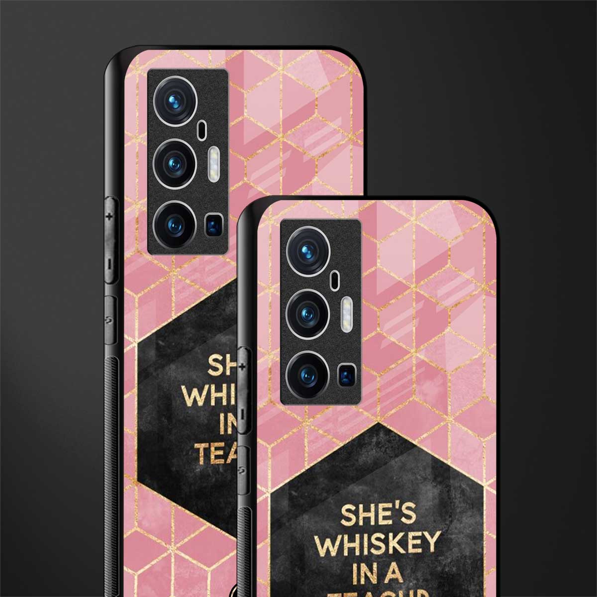 whiskey in a teacup glass case for vivo x70 pro plus image-2