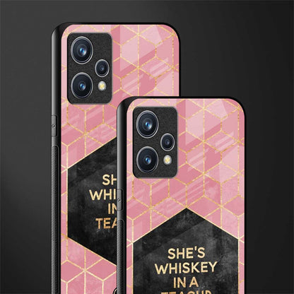 whiskey in a teacup glass case for realme 9 4g image-2