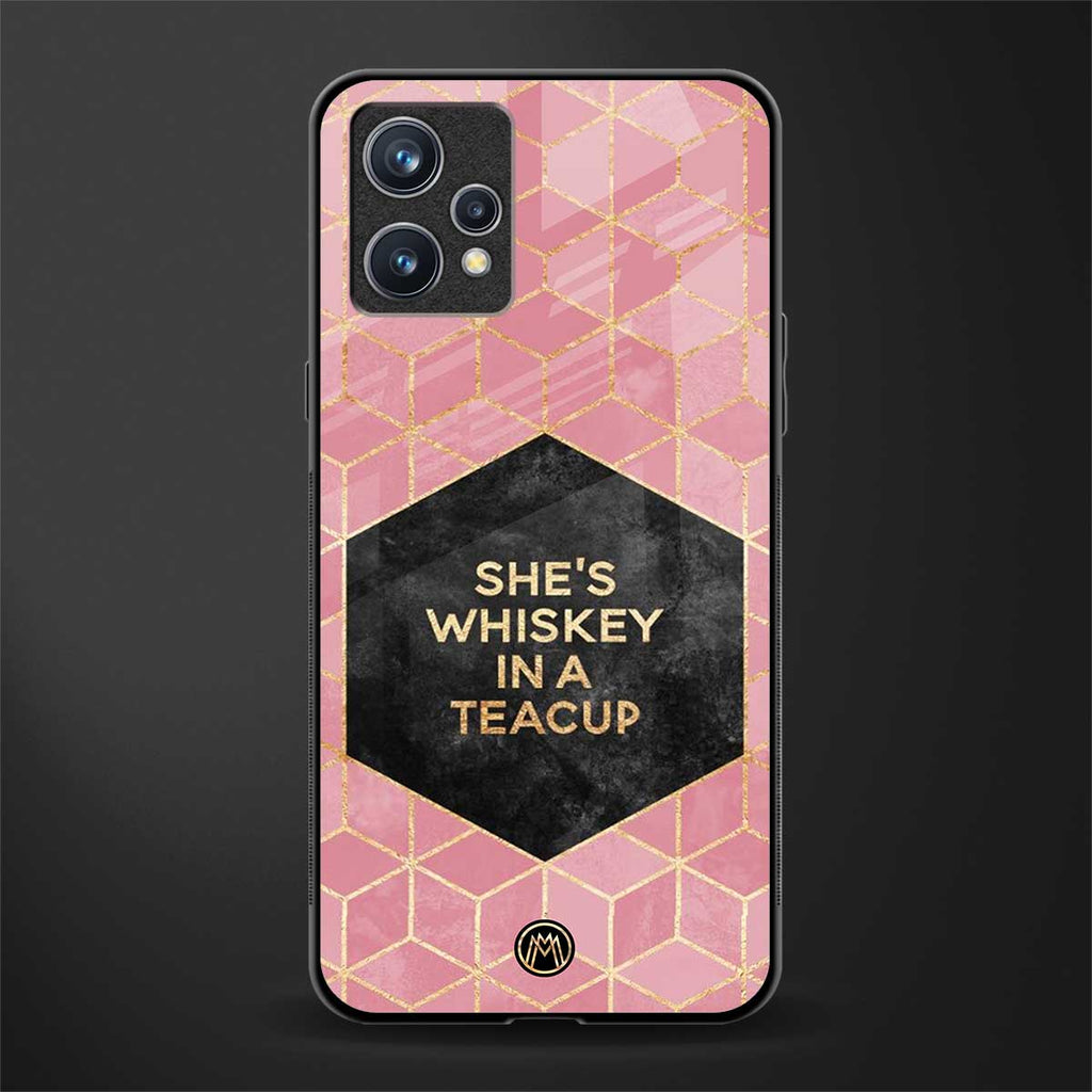 whiskey in a teacup glass case for realme 9 pro plus 5g image
