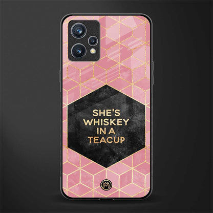 whiskey in a teacup glass case for realme 9 4g image