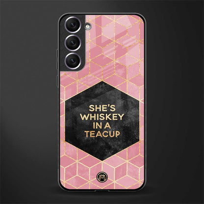 whiskey in a teacup glass case for samsung galaxy s21 plus image