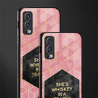 whiskey in a teacup glass case for oneplus nord 2 5g image-2