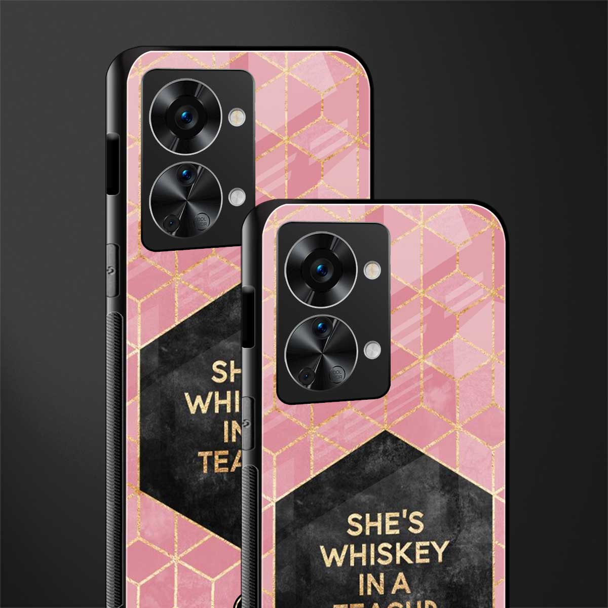 whiskey in a teacup glass case for phone case | glass case for oneplus nord 2t 5g