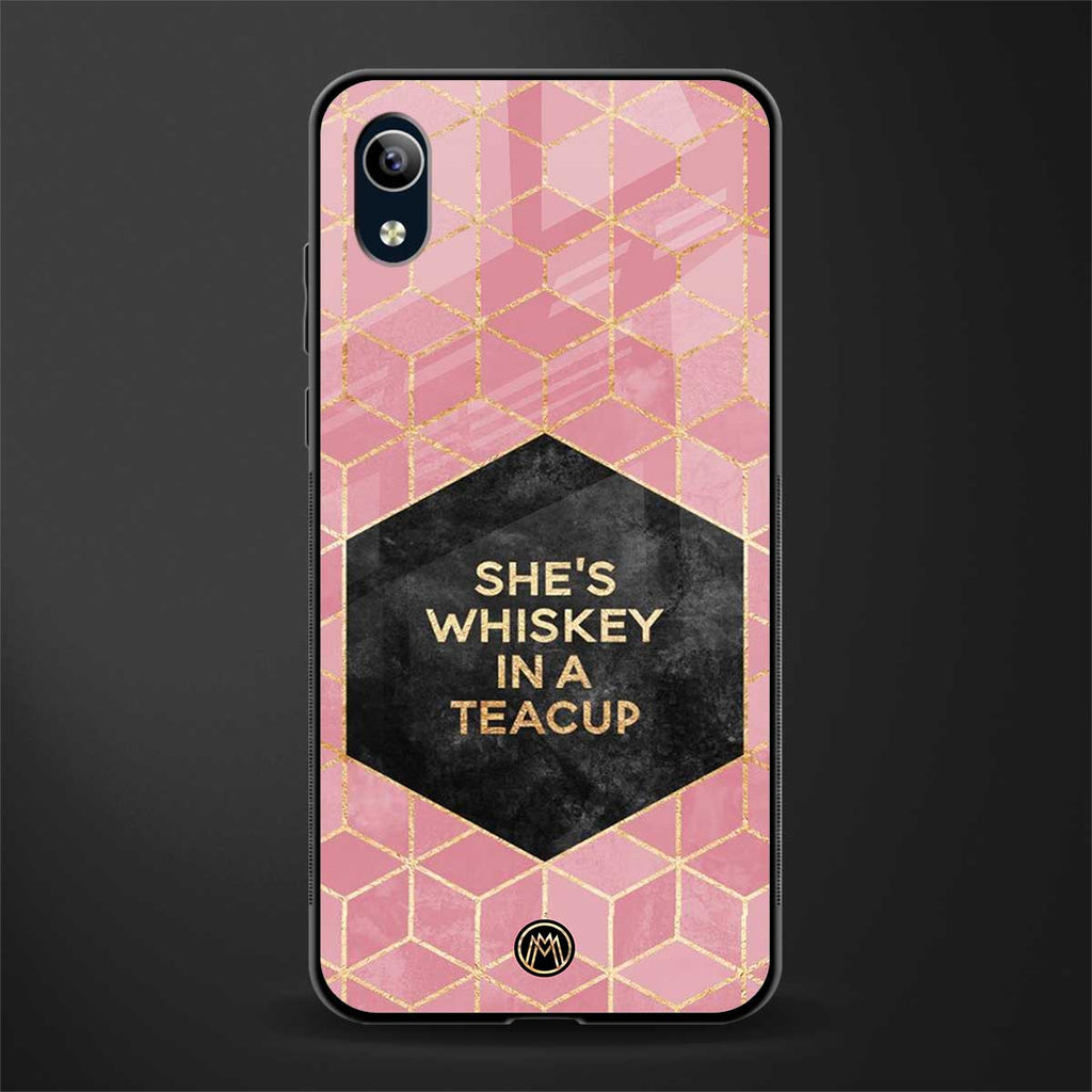 whiskey in a teacup glass case for vivo y91i image