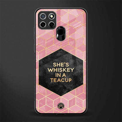 whiskey in a teacup glass case for realme narzo 20 image