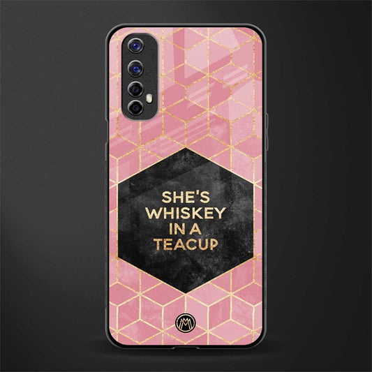 whiskey in a teacup glass case for realme 7 image