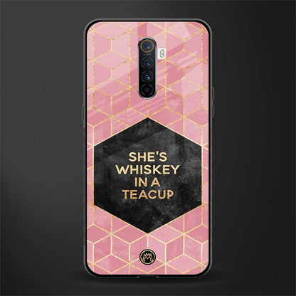 whiskey in a teacup glass case for realme x2 pro image