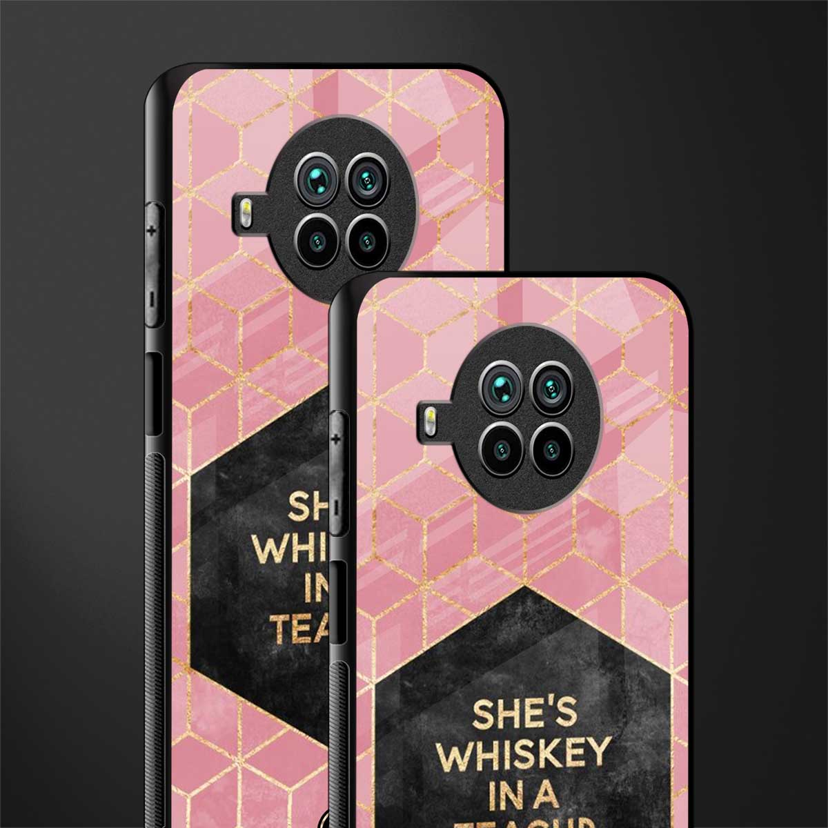 whiskey in a teacup glass case for mi 10i image-2