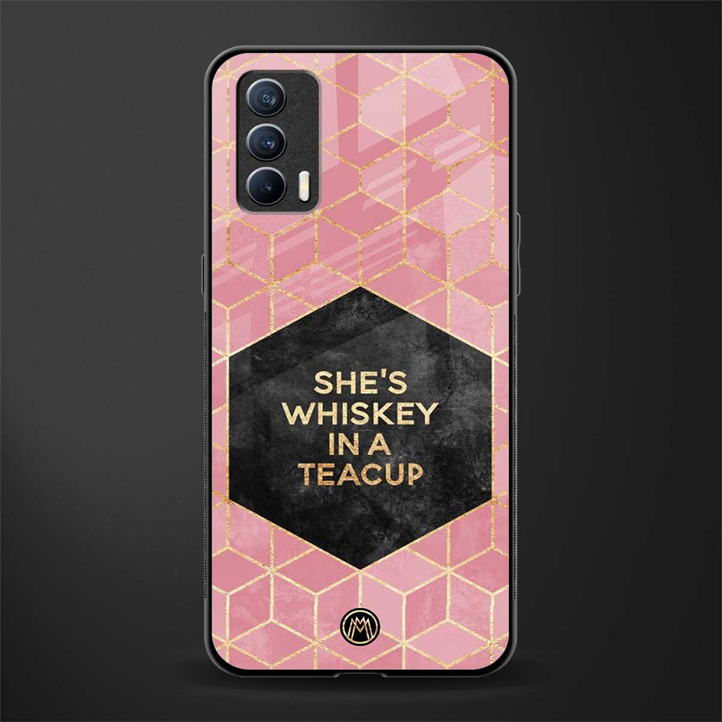 whiskey in a teacup glass case for realme x7 image
