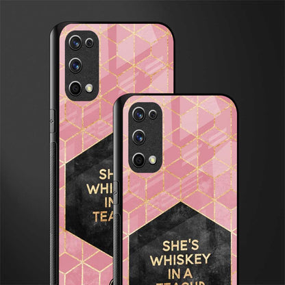 whiskey in a teacup glass case for realme x7 pro image-2
