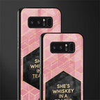 whiskey in a teacup glass case for samsung galaxy note 8 image-2