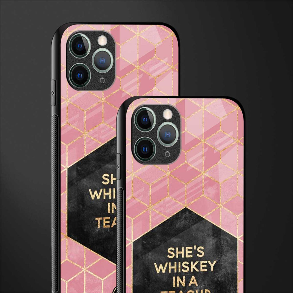 whiskey in a teacup glass case for iphone 11 pro max image-2