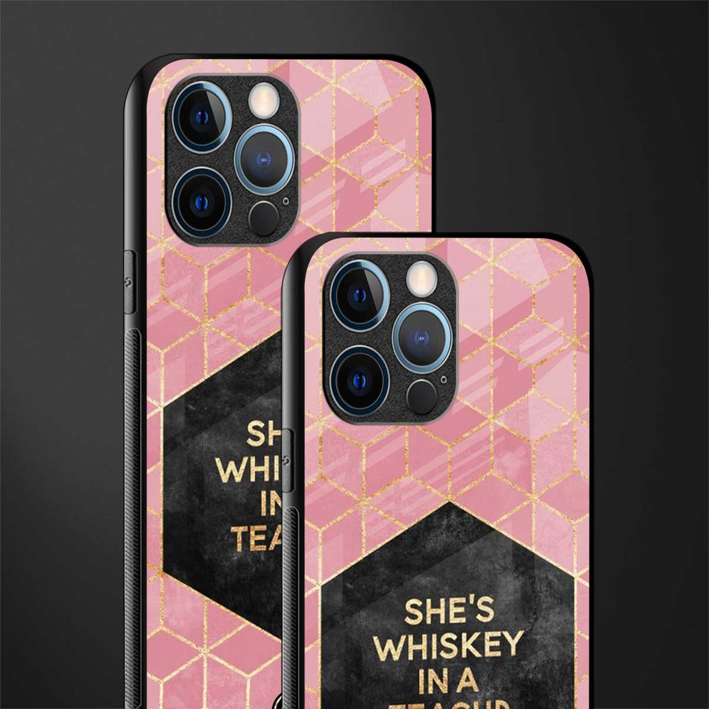 whiskey in a teacup glass case for iphone 12 pro image-2