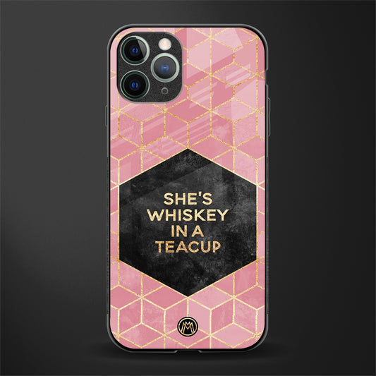 whiskey in a teacup glass case for iphone 11 pro image