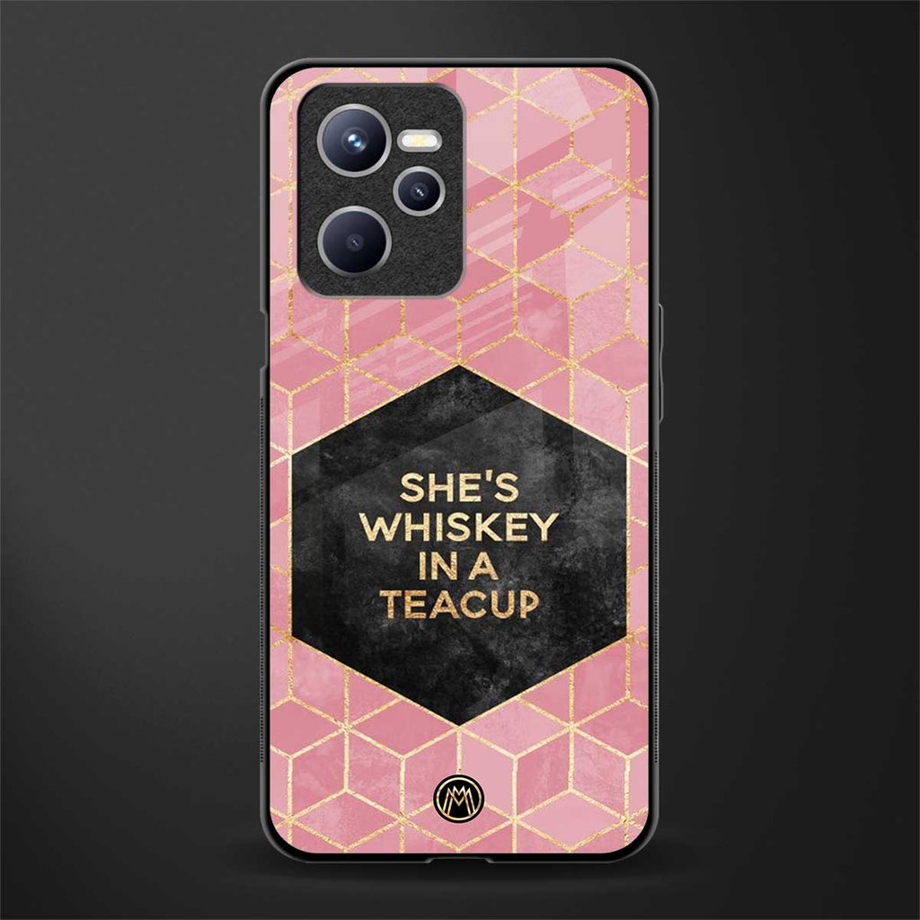 whiskey in a teacup glass case for realme c35 image