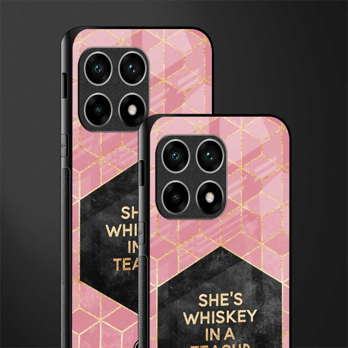 whiskey in a teacup glass case for oneplus 10 pro 5g image-2