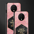 whiskey in a teacup glass case for oneplus 7t image-2