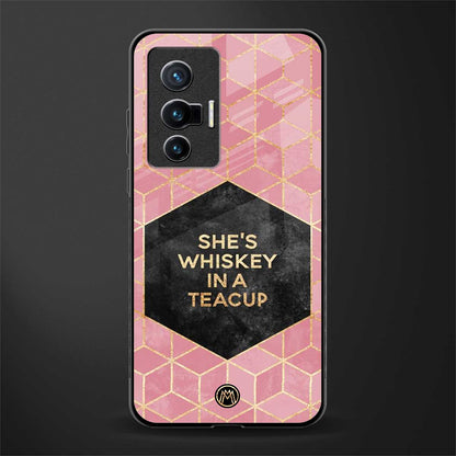 whiskey in a teacup glass case for vivo x70 image